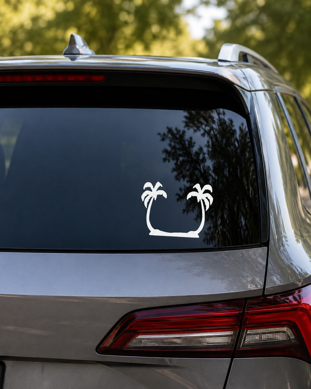 3.	Palm Tree Tropical Decal – 5" x 5" Vinyl