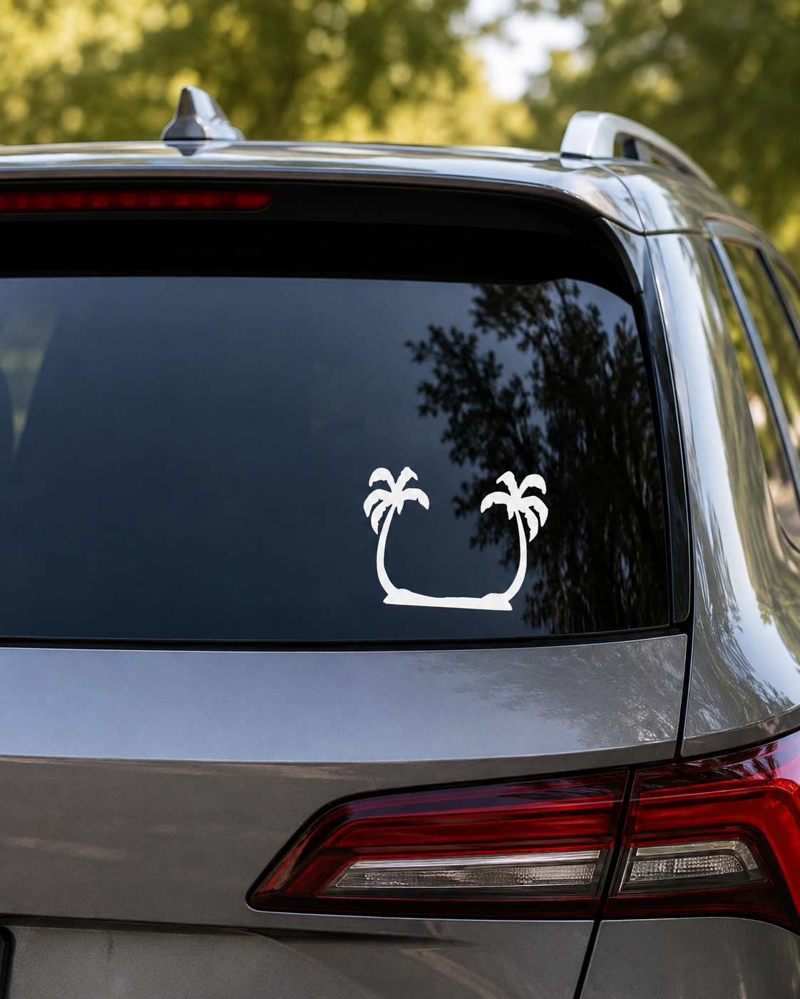 3.	Palm Tree Tropical Decal – 5" x 5" Vinyl