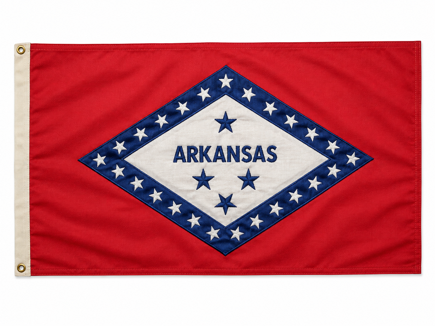Arkansas 3'x5' Embroidered Flag