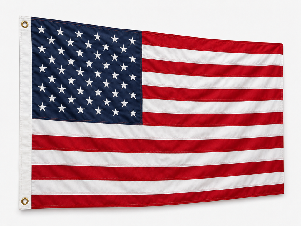 USA Embroidered Flag 3'x5' 300D